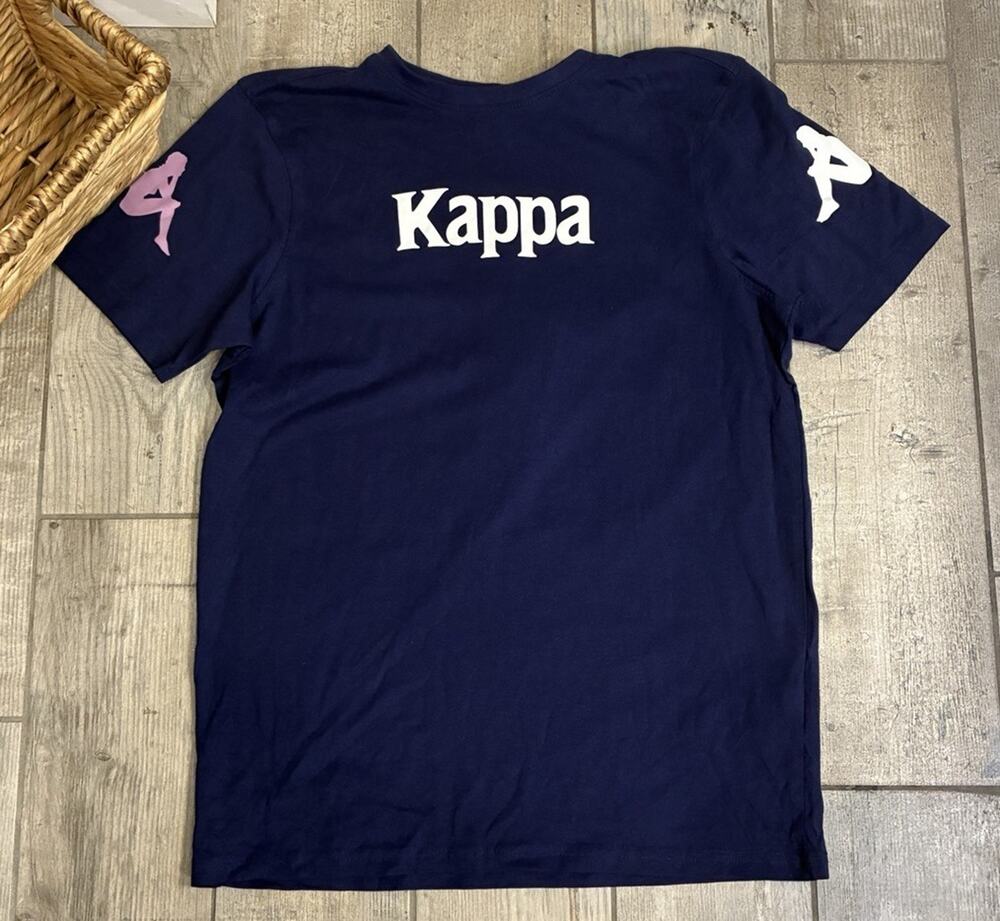 NWT Kappa Authentic Paroo Men’s Graphic T-Shirt Blue Intense-Violet Medium